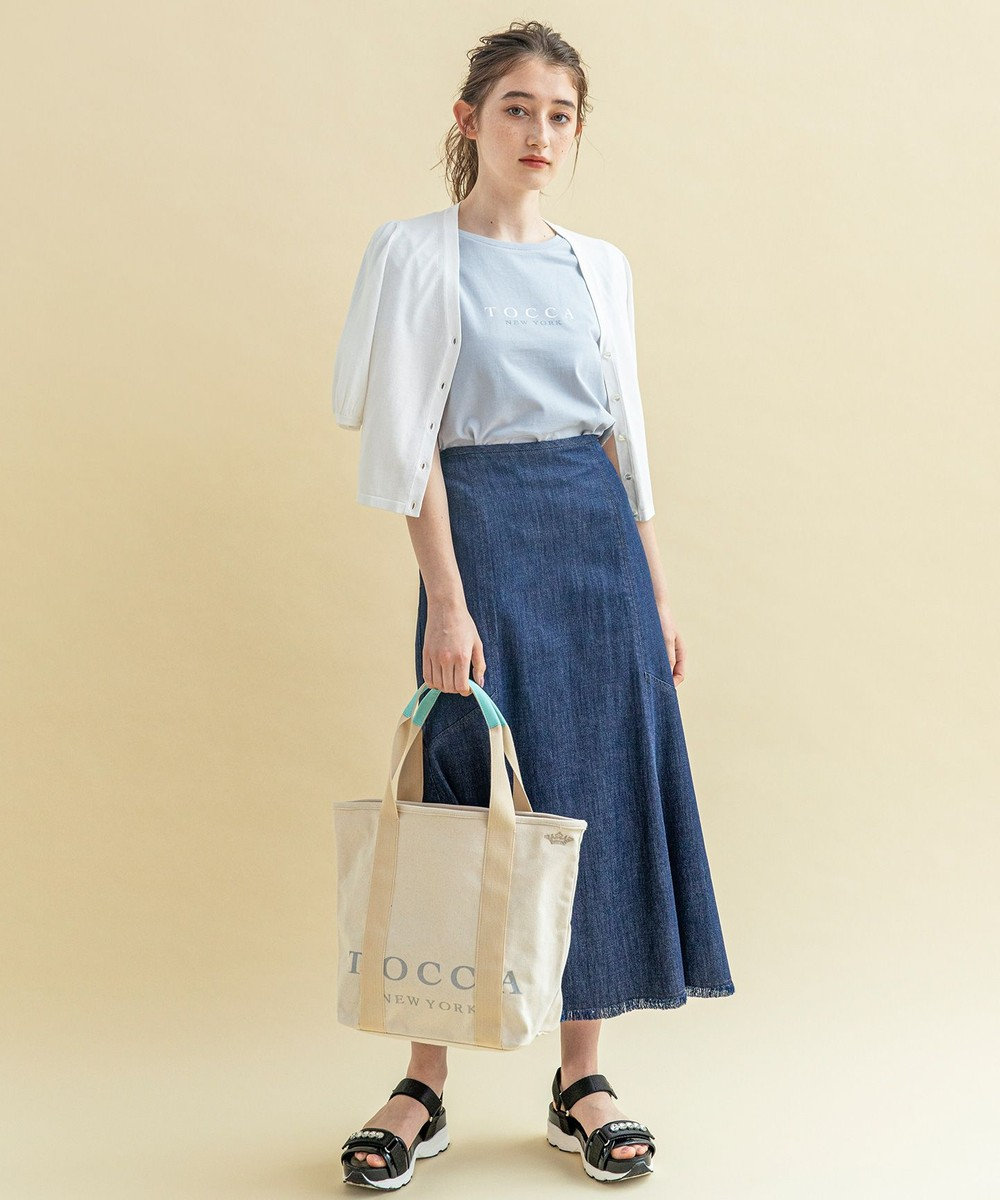 のアイテムを トッカBLOOMING NYLON TOTE S トートバッグ S | www