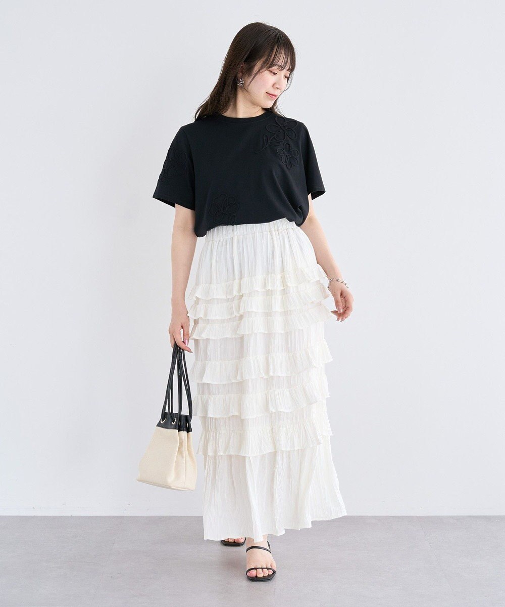 Green Parks ・ＳＵＧＡＲ　ＳＰＯＯＮ　コード刺繍ＴＥＥ 