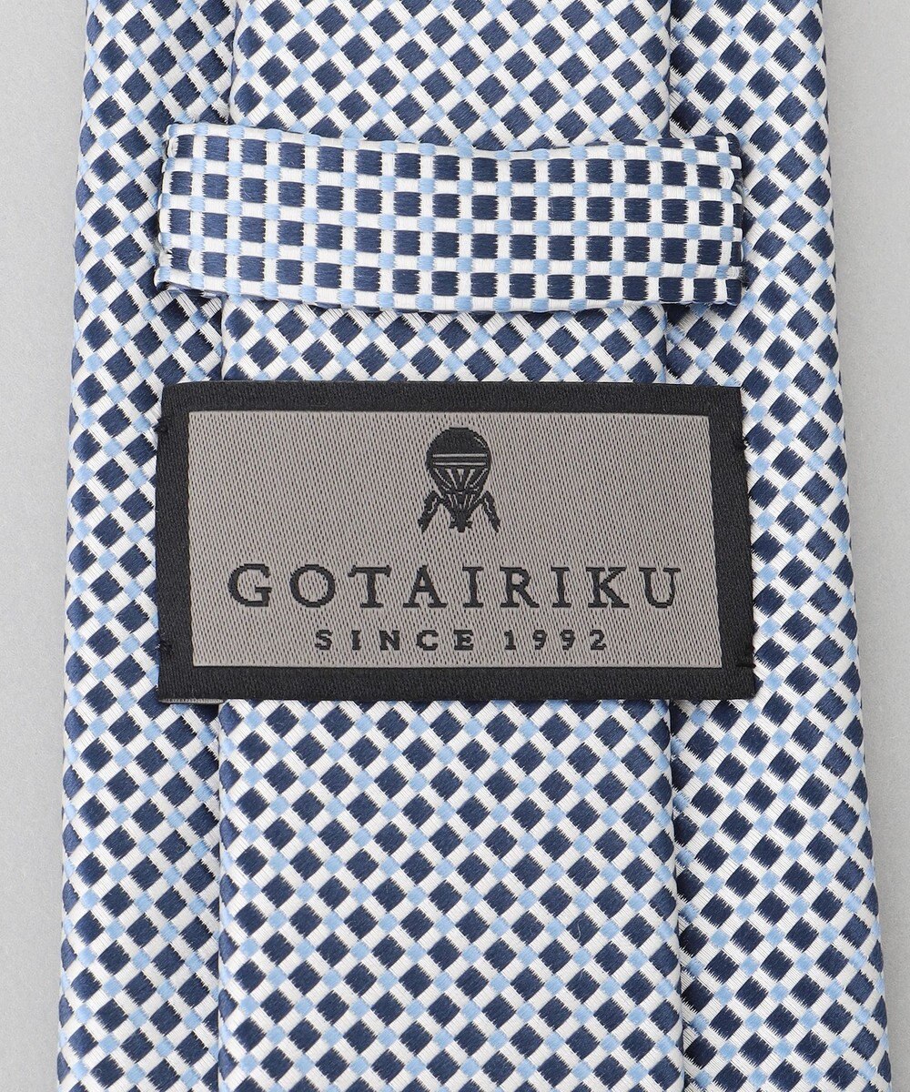 GOTAIRIKU 【日本製】シルク ネクタイ_格子柄 