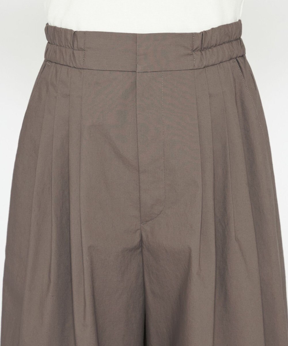 uncrave 【ご好評につき追加生産】カラータイプライター タックワイドパンツ（uncrave WHITE） 