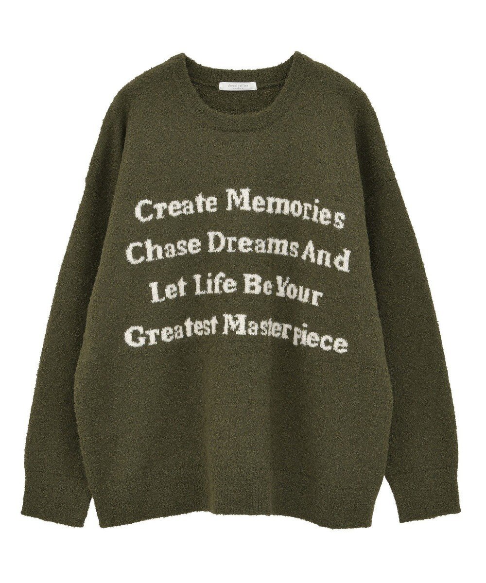 Green Parks ブークレロゴニットチュニック 