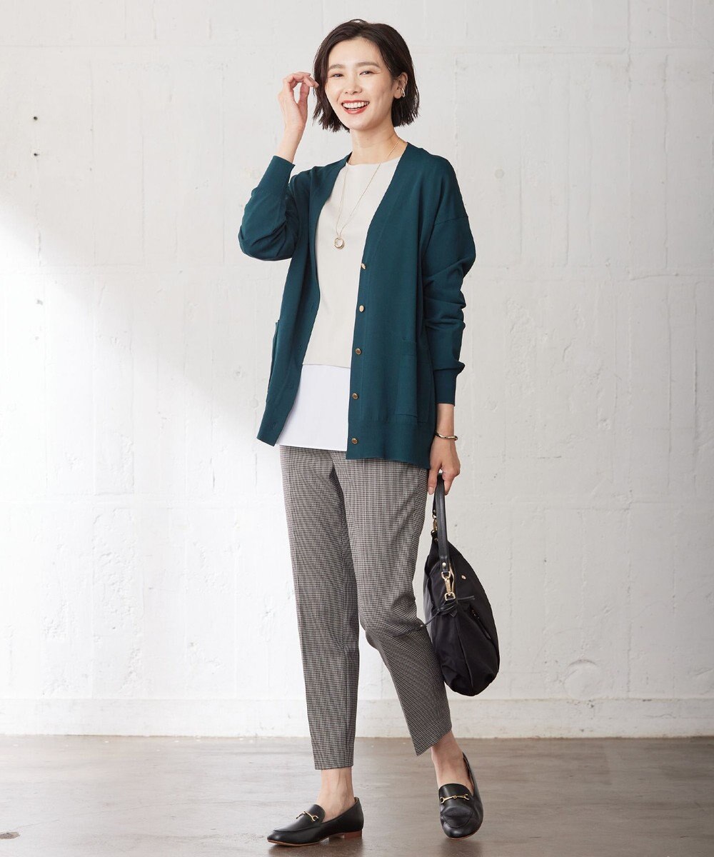 J.PRESS LADIES S TCポンチ ドルマンスリーブ レイヤード カットソー 