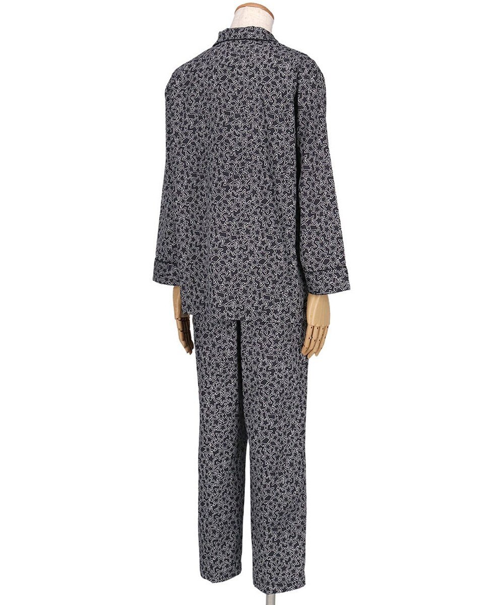 ワコール／睡眠科学 パジャマ 長袖 長ズボン 綿100%(本体) サテン 【睡眠科学×mintdesigns】 メンズ YGX606 睡眠科学／ワコール 