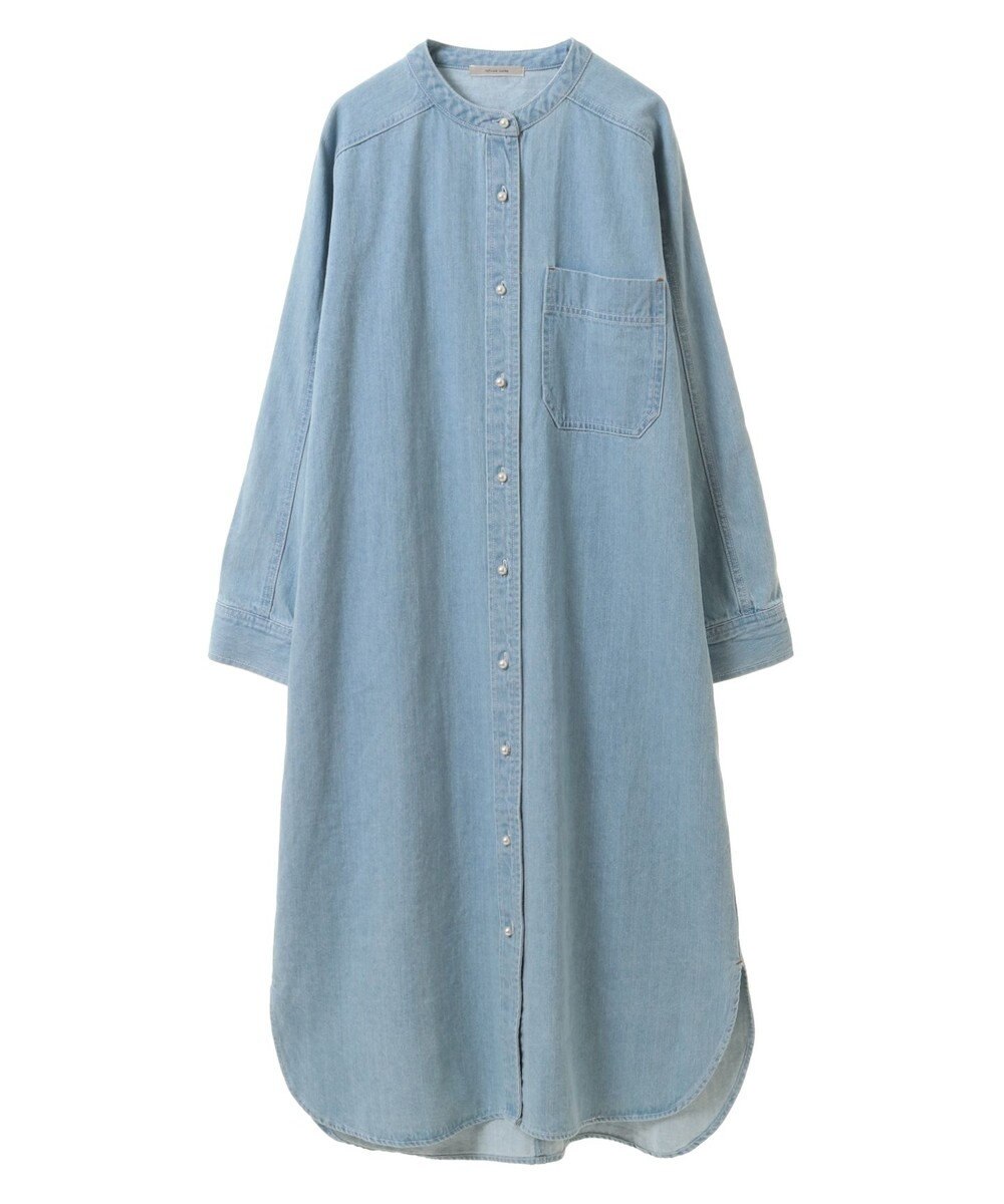CRAFT STANDARD BOUTIQUE デニムパールボタンワンピース 