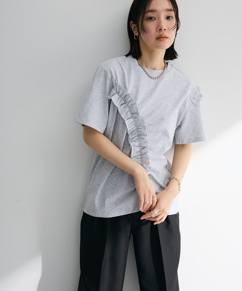 Green Parks ・Ｐｅｔｉｔ　Ｆｌｅｕｒ　アシンメトリーフリルＴＥＥ 