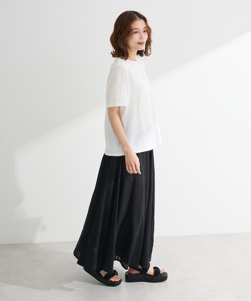 Green Parks ・ＳＵＧＡＲ　ＳＰＯＯＮ　コード刺繍ＴＥＥ 