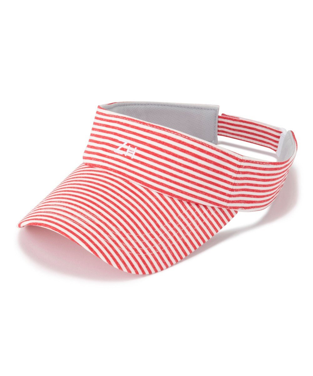 ZERO HALLIBURTON 【雑誌掲載】メランジ ボーダー サンバイザー 82563 