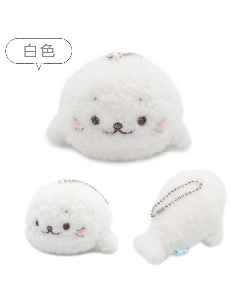 Mother garden しろたん ふわふわキーホルダー 《白》 単品 