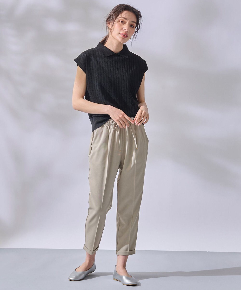 ANY 【UVケア/接触冷感/ウエストゴム】イージーケア美脚パンツⅡ 