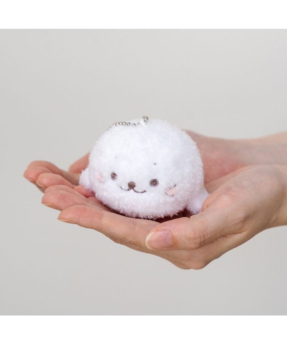 Mother garden しろたん ふわふわキーホルダー 《白》 単品 