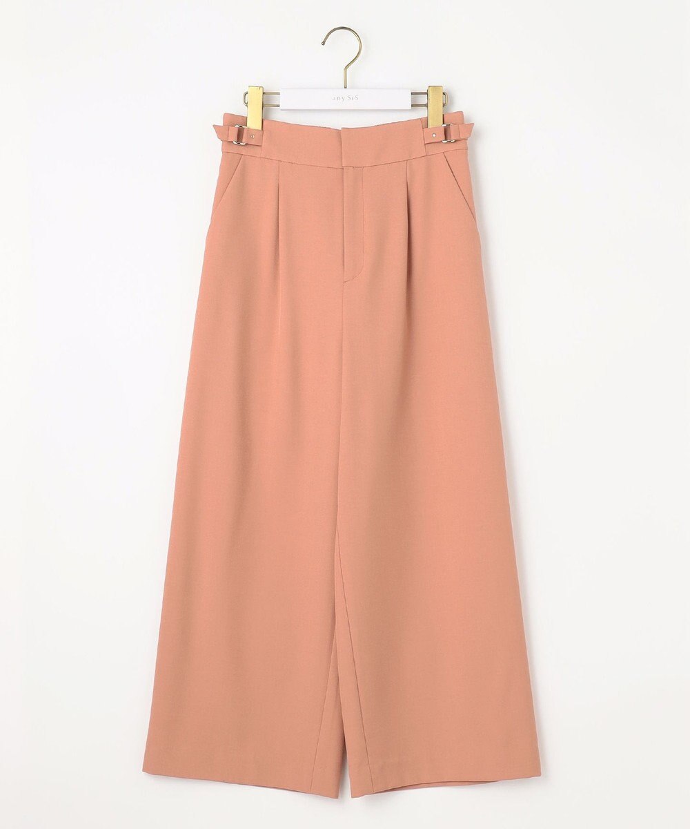 ANY SIS 【洗える】ベルトポイントワイド パンツ 
