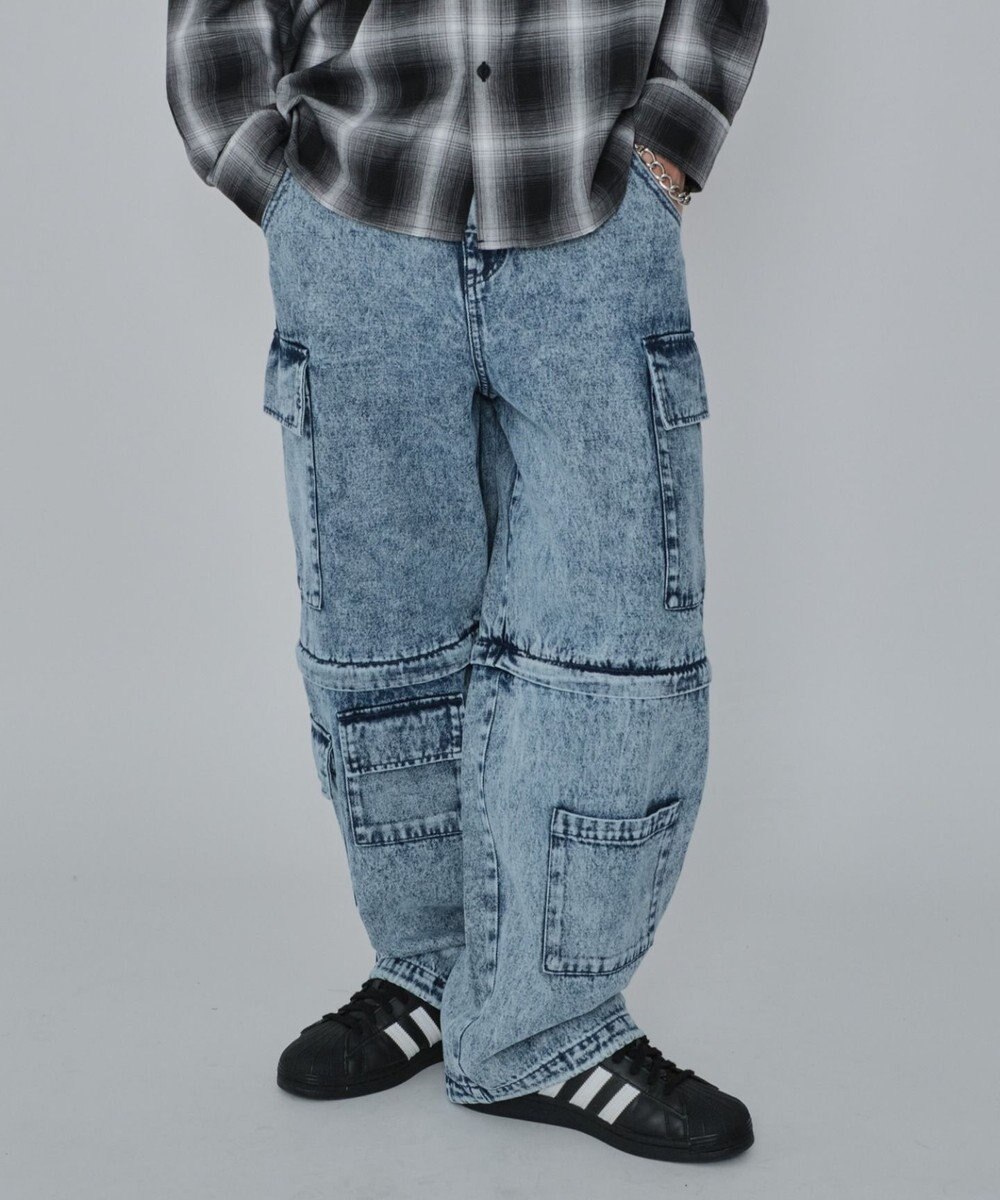 WEGO 2WAYマルチデニムカーゴパンツ 