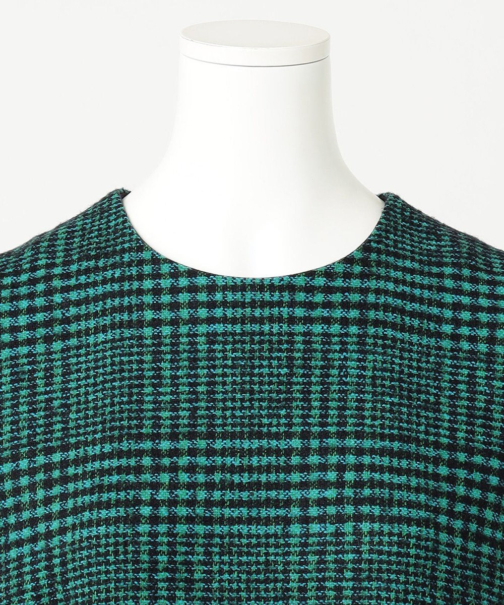 23区 S 【R(アール)】MANTECOツイード ペプラムワンピース 