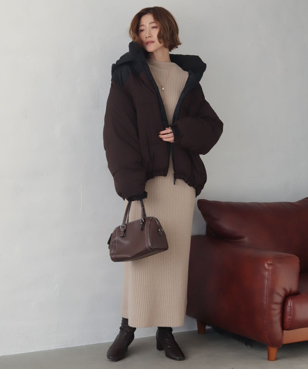 WEGO 【25年秋冬新作/ユニセックス着用ITEM/SMLサイズ展開】2WAYパファーブルゾン 