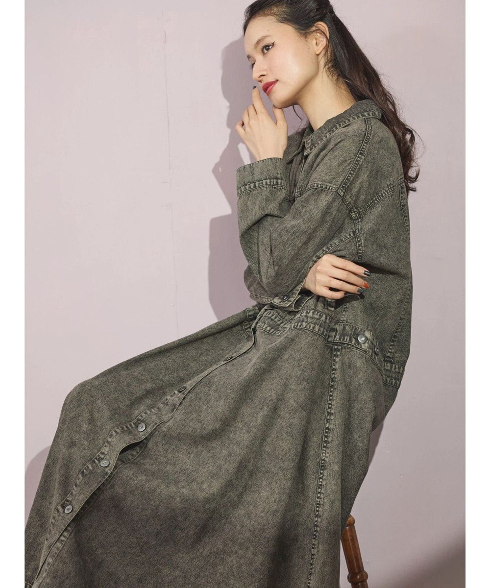 Green Parks ■ＥＳＣＡＲ　デニムジャケットワンピース 