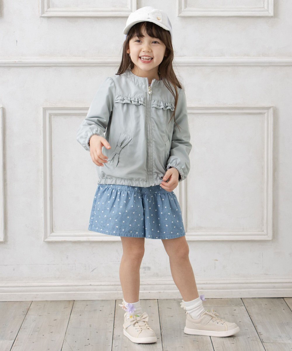 ANY KIDS 総柄フリル キュロット 