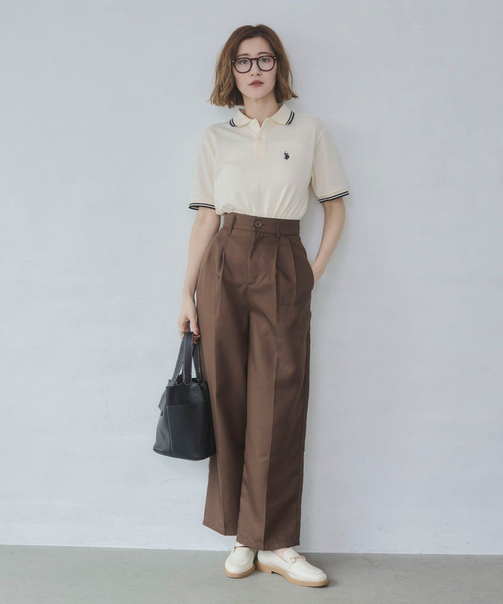 WEGO 【26年春夏新カラー登場/ユニセックス着用ITEM/SMLサイズ展開】U.S. POLO ASSN.別注ラインポロシャツ 