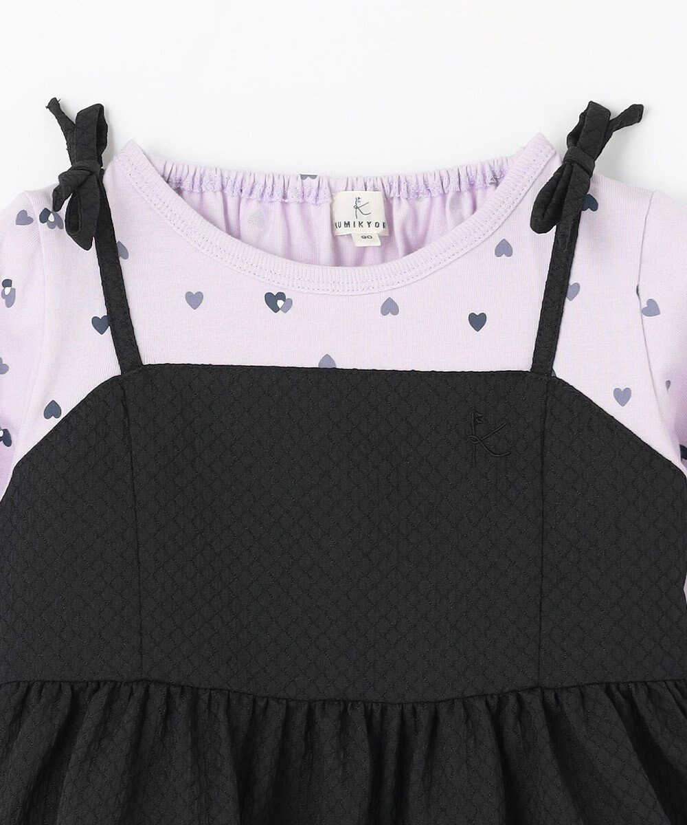 組曲 KIDS 【90-100㎝】ビスチェ＆ハートコンビ チュニック 