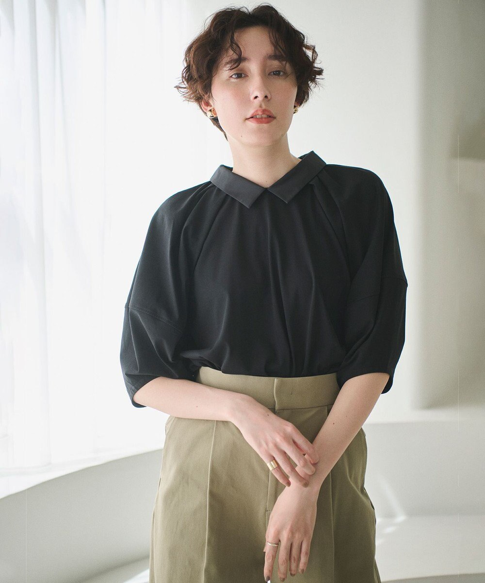 #Newans 【撥水・吸水速乾】コンビネーションベルスリーブカットソー 