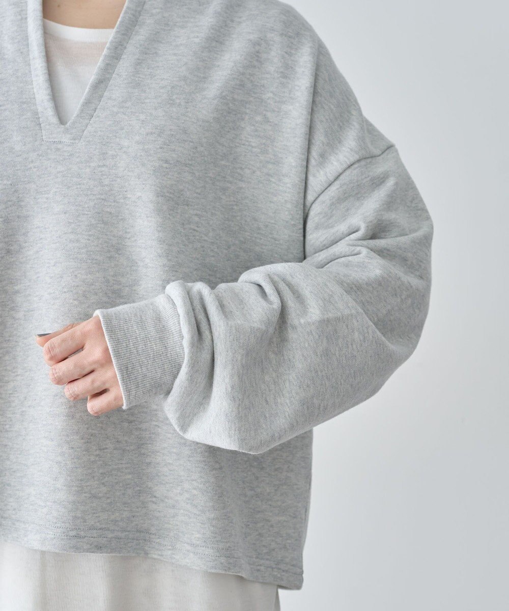 Green Parks ＳＥＴ２点　深Ｖネック裏毛＋プルオーバー 