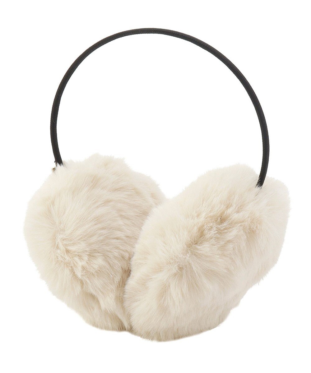 MOONBAT 【FUDGE11月号掲載】PAUL & JOE ACCESSOIRES ネコチャーム付フェイクファーイヤマフ（細アーム） 