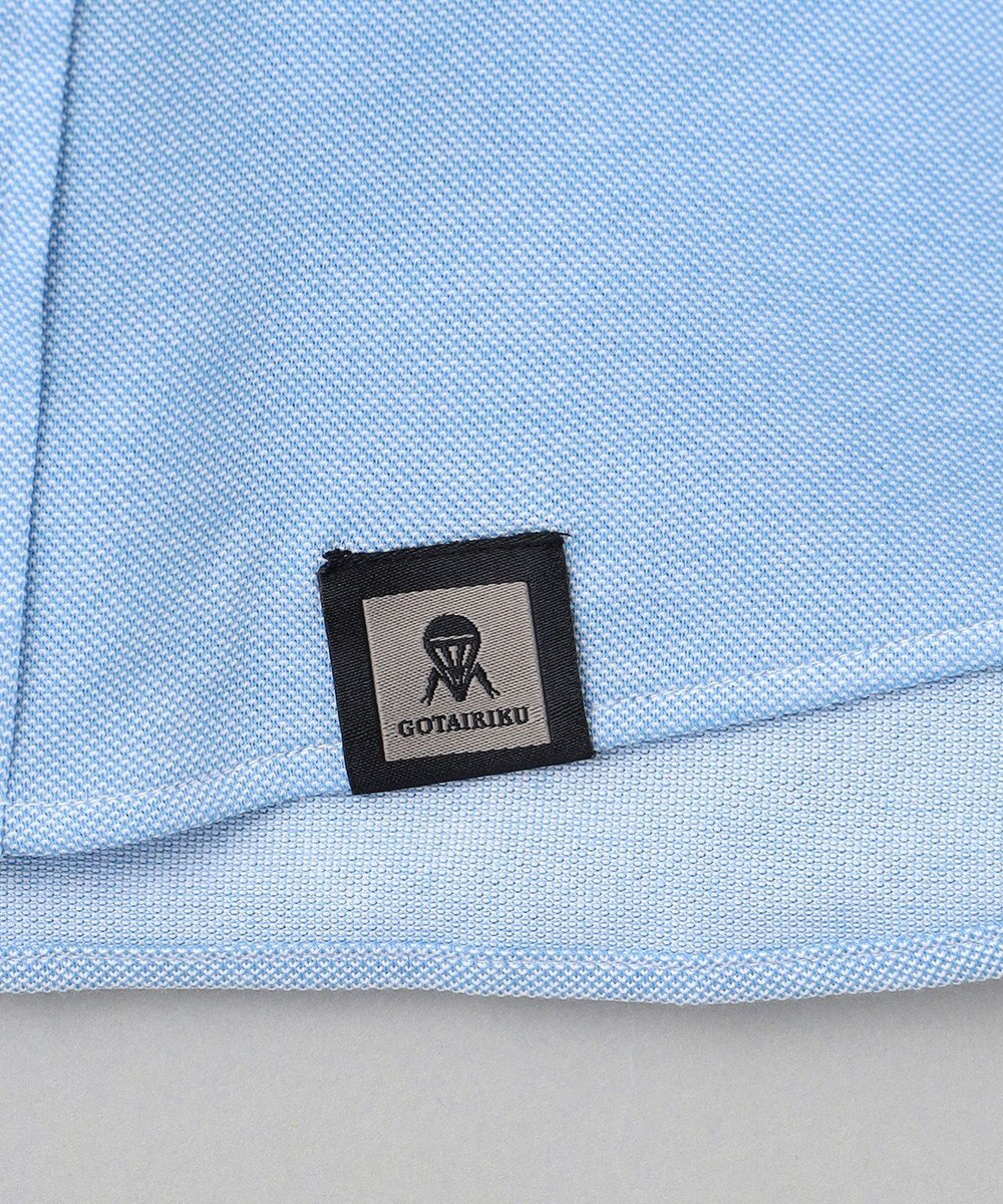 GOTAIRIKU 胸ポケット付にアップデート【吸水速乾/ストレッチ】クールマックス鹿の子 ビズシャツ_ボタンダウン 