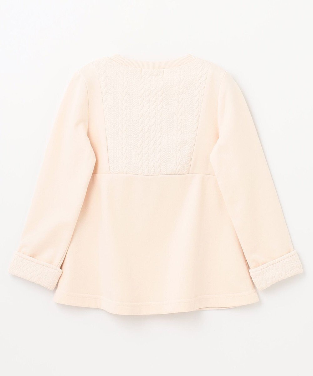 組曲 KIDS 【110-140cm】ホイップキルト トレーナー 