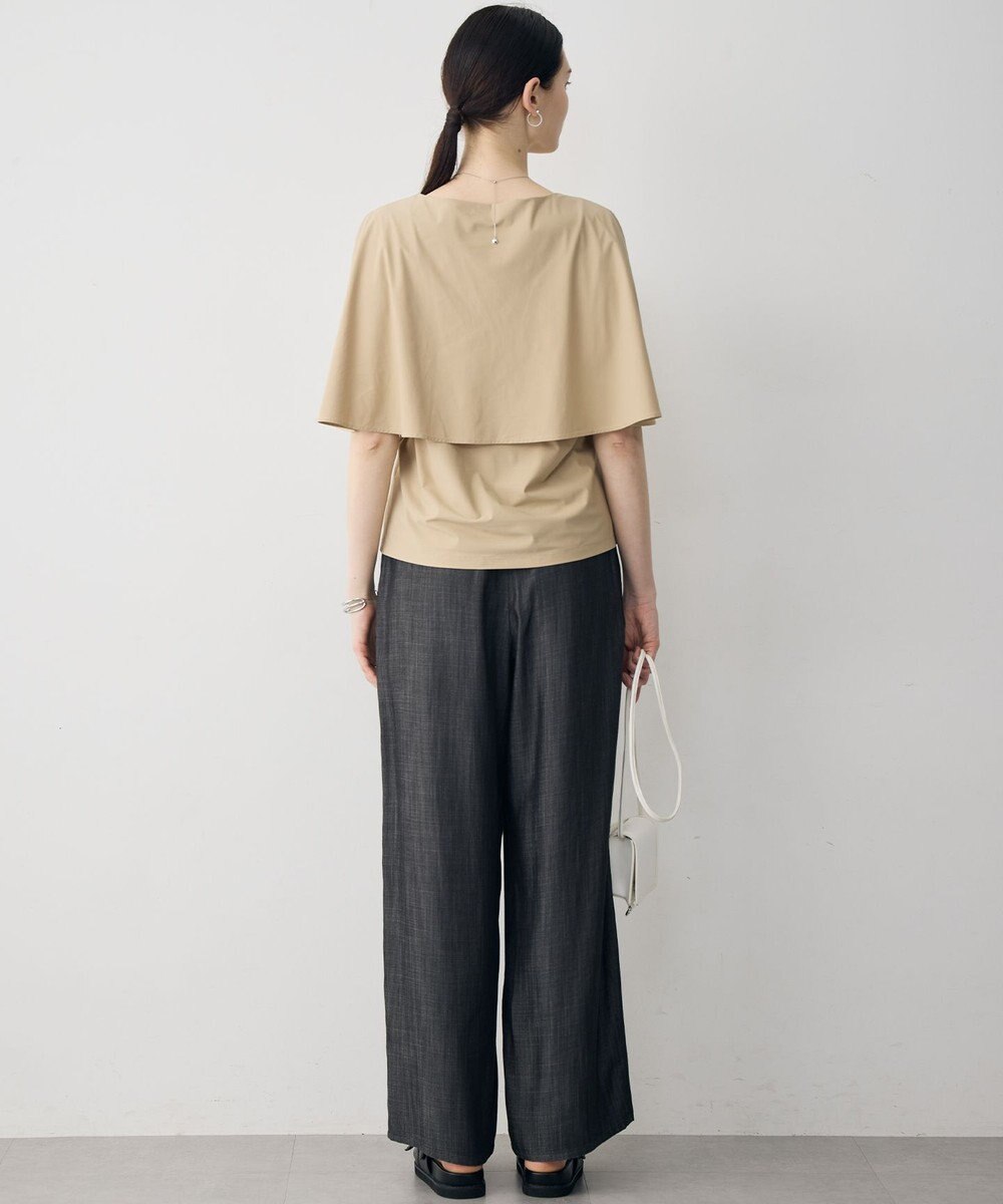 ICB L 【WEB限定カラーあり】マットスキューバ ケープデザインカットソー 