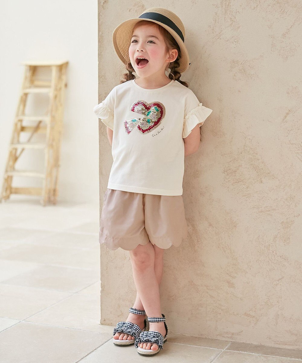 ANY KIDS 水陸両用 柄が浮き出る ショートパンツ 