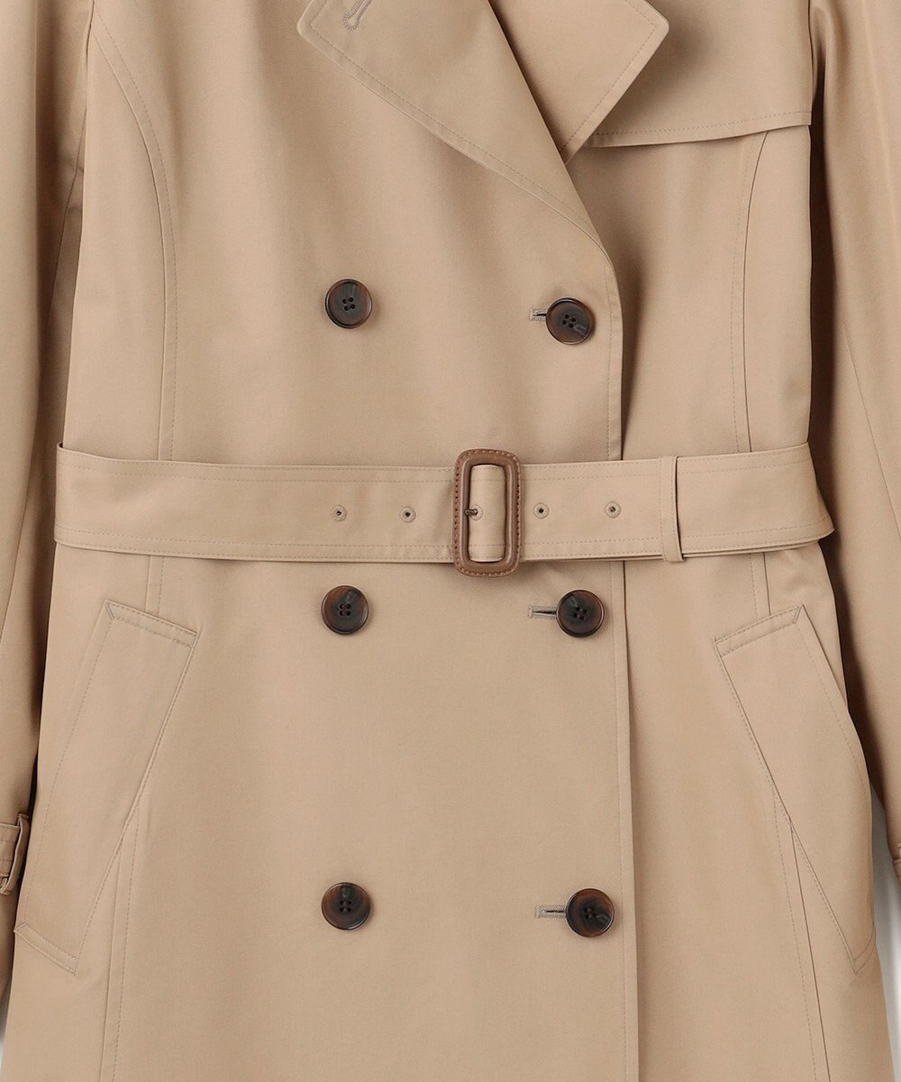 23区 【撥水加工】エアータンブラー TCギャバジン ロング トレンチコート 