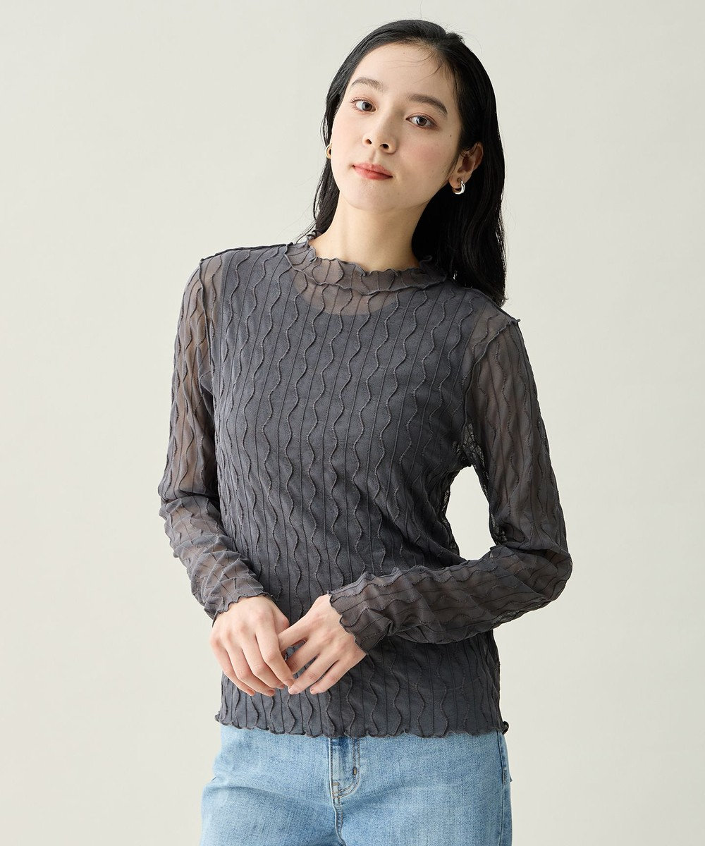 ANY L レースインナートップス 