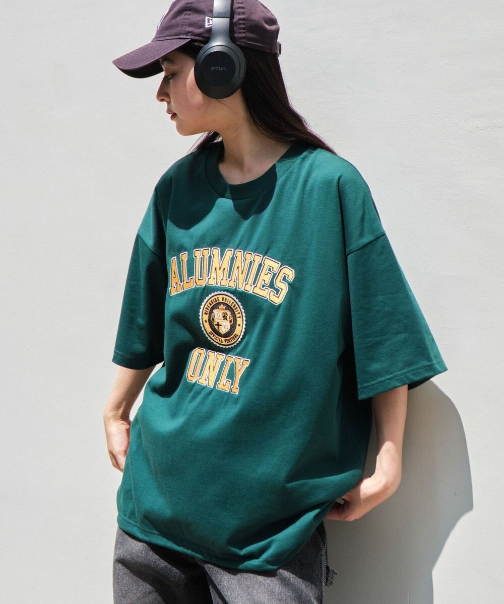 WEGO 【接触冷感/ユニセックス着用ITEM】カレッジロゴグラフィックT（SS） 