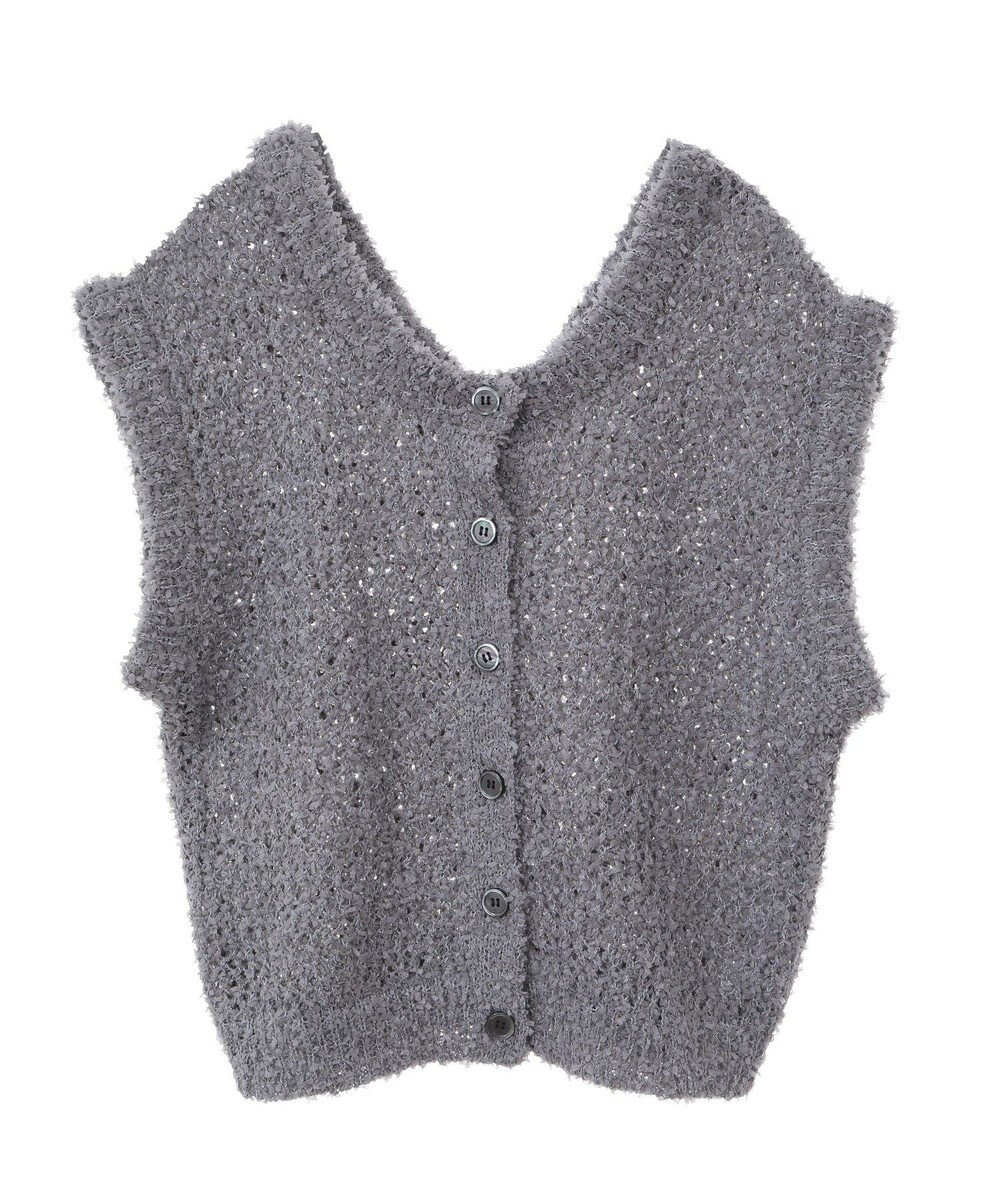 earth music&ecology ファンシーヤーンベスト 