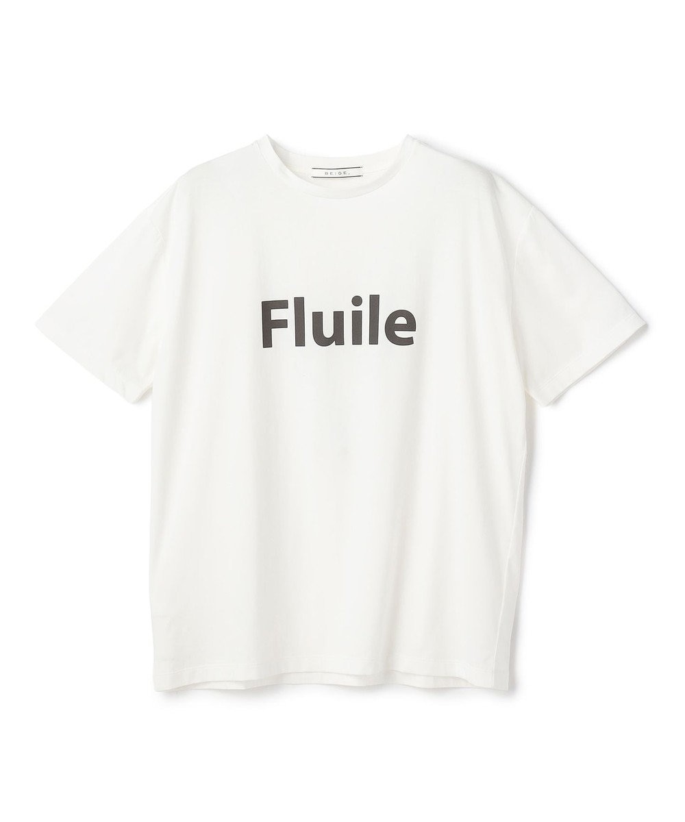 BEIGE， STELLERITE / コットンロゴTシャツ 