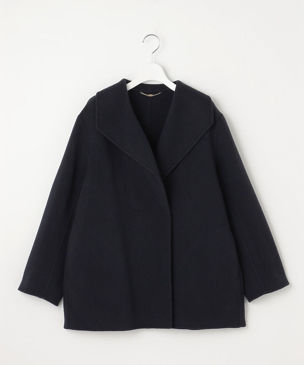 自由区 S ウールリバーショート コート 