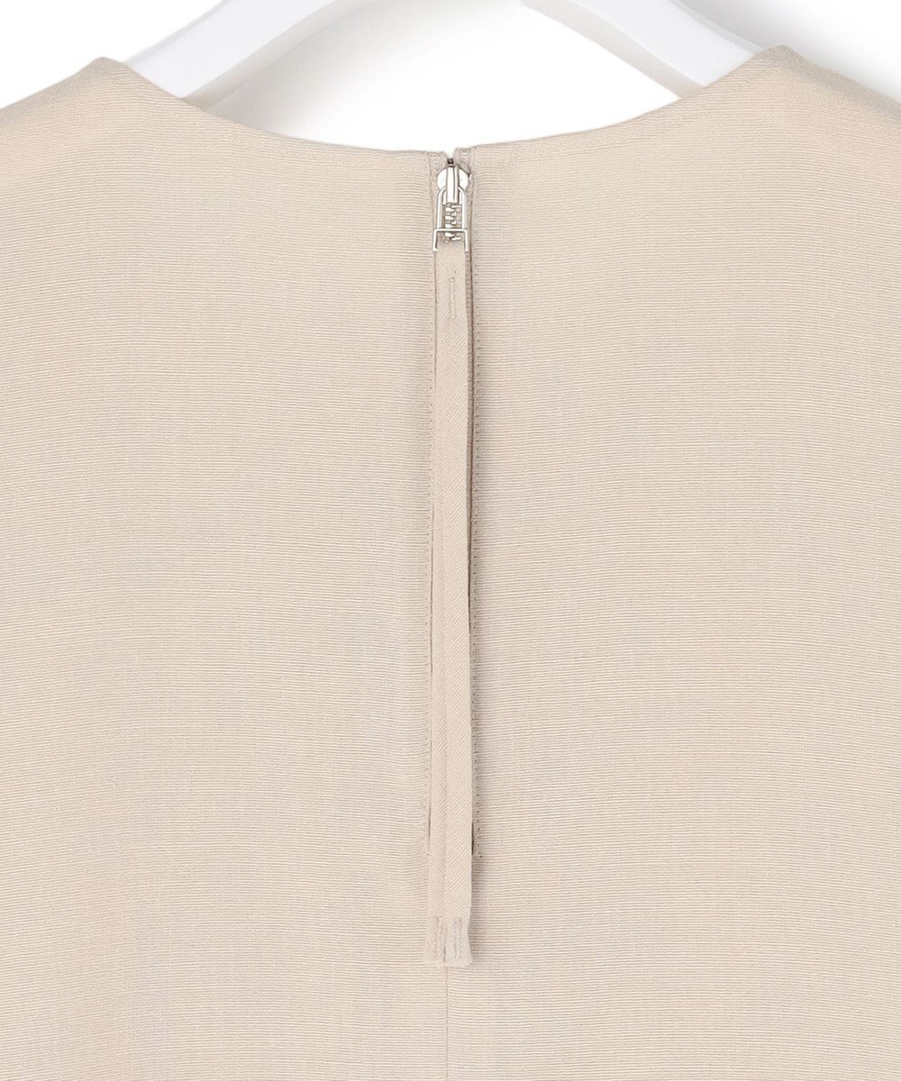 ICB L 【先行予約】 ドライアセテートスラブ フレンチスリーブワンピース 