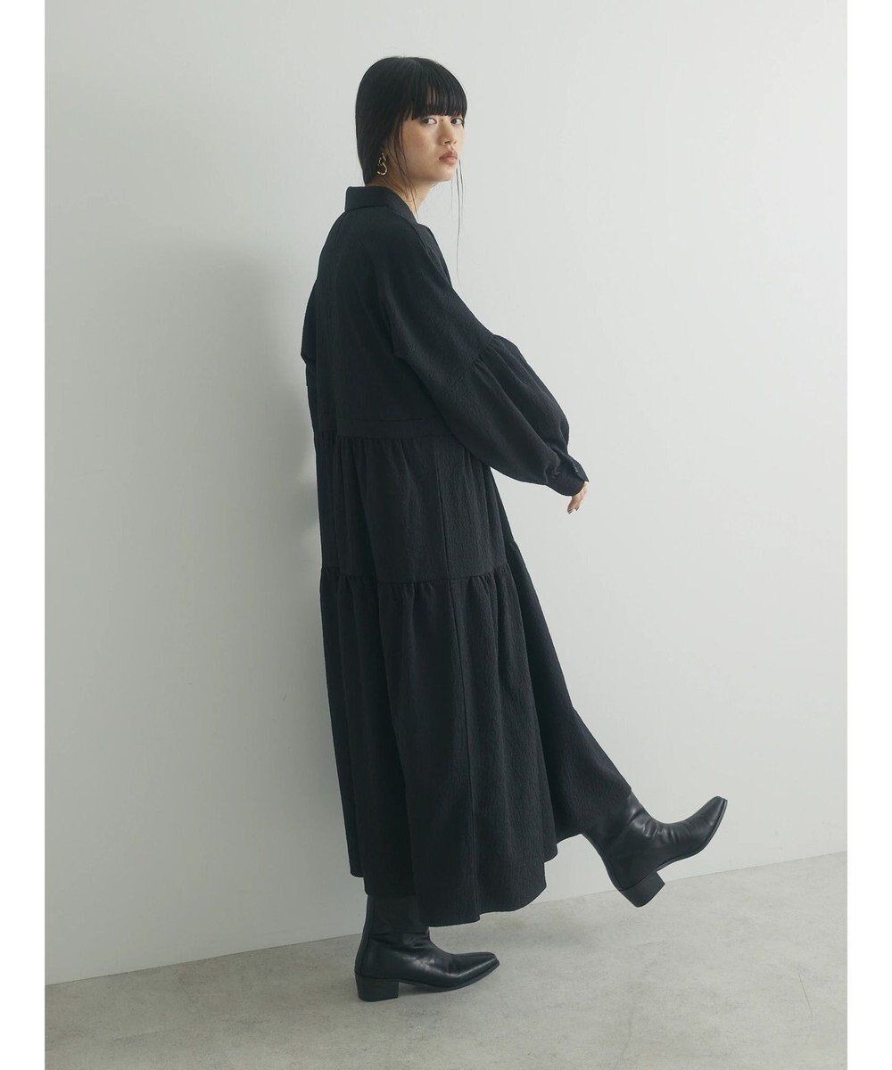 Green Parks armonia. ジャガードシャツワンピース 