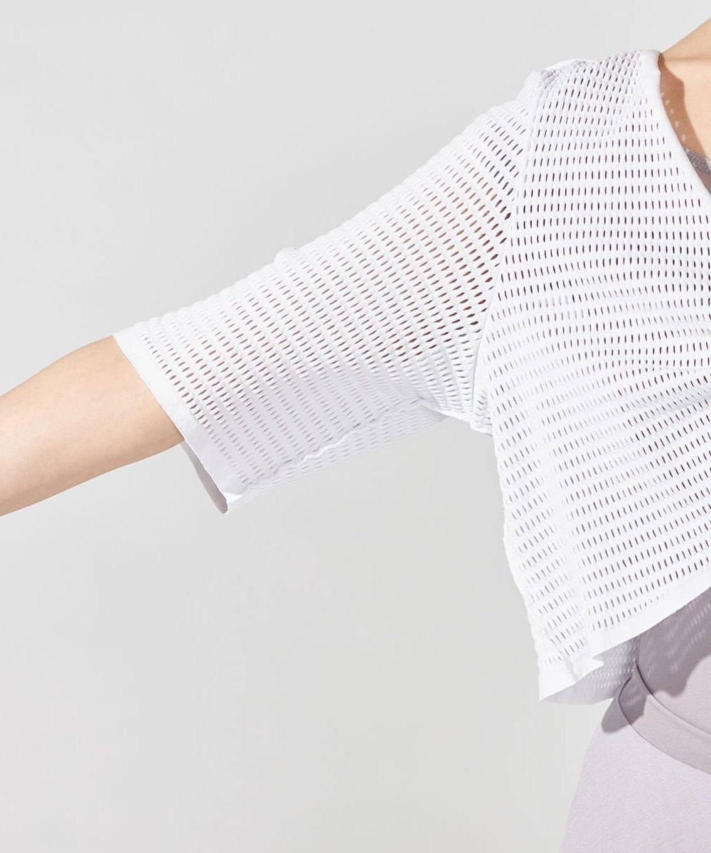 Chacott メッシュニット２Wayトップ 