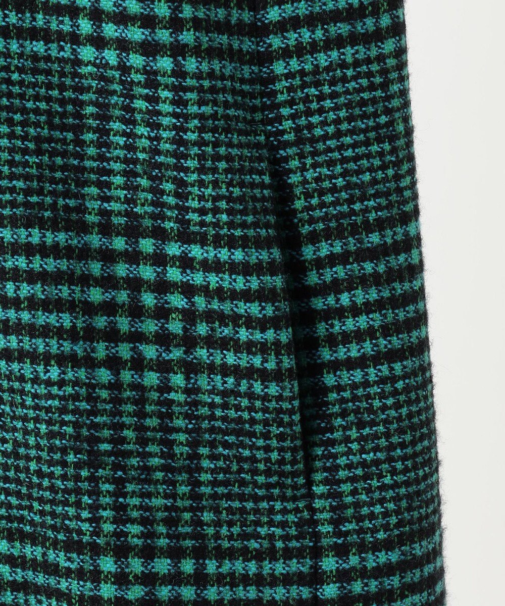 23区 S 【R(アール)】MANTECOツイード ペプラムワンピース 