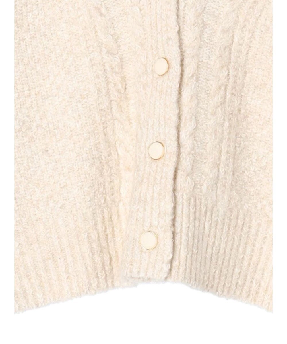 earth music&ecology ラメスラブニットカーディガン 