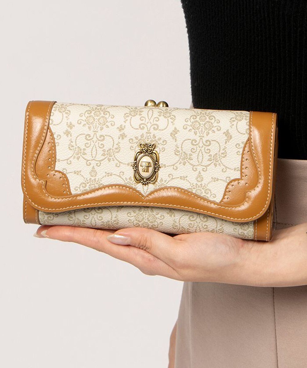 ANNA SUI リーブル 口金長財布 