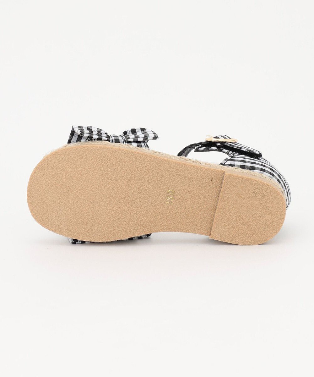 ANY KIDS パール フリル サンダル 