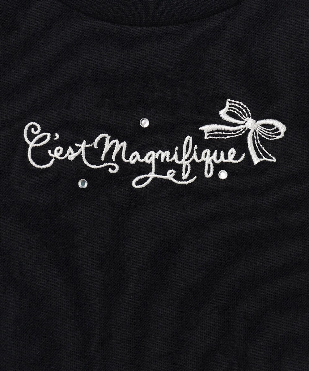 ANY KIDS 袖ギンガム 七分袖 Tシャツ 