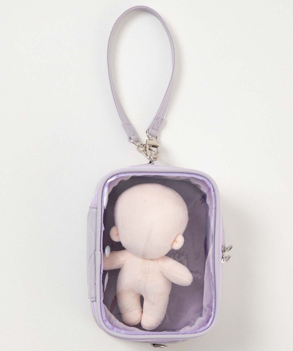 WEGO 【痛バ＆推し活グッズ】パールキルティング2WAYぬいポーチ 