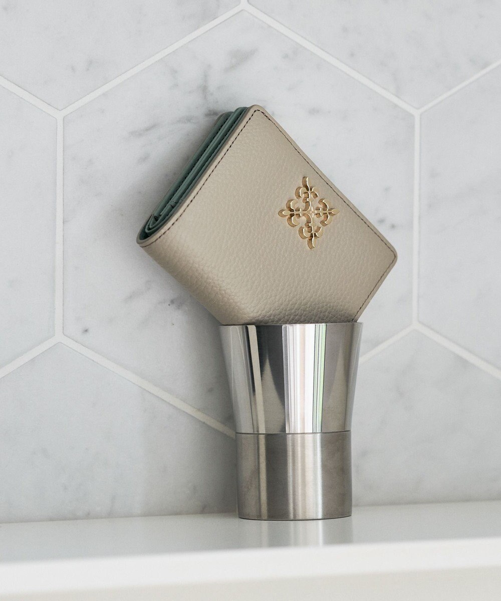 russet ＜お財布人気NO.1＞モノグラムプレートハーフウォレット(SO-376) 