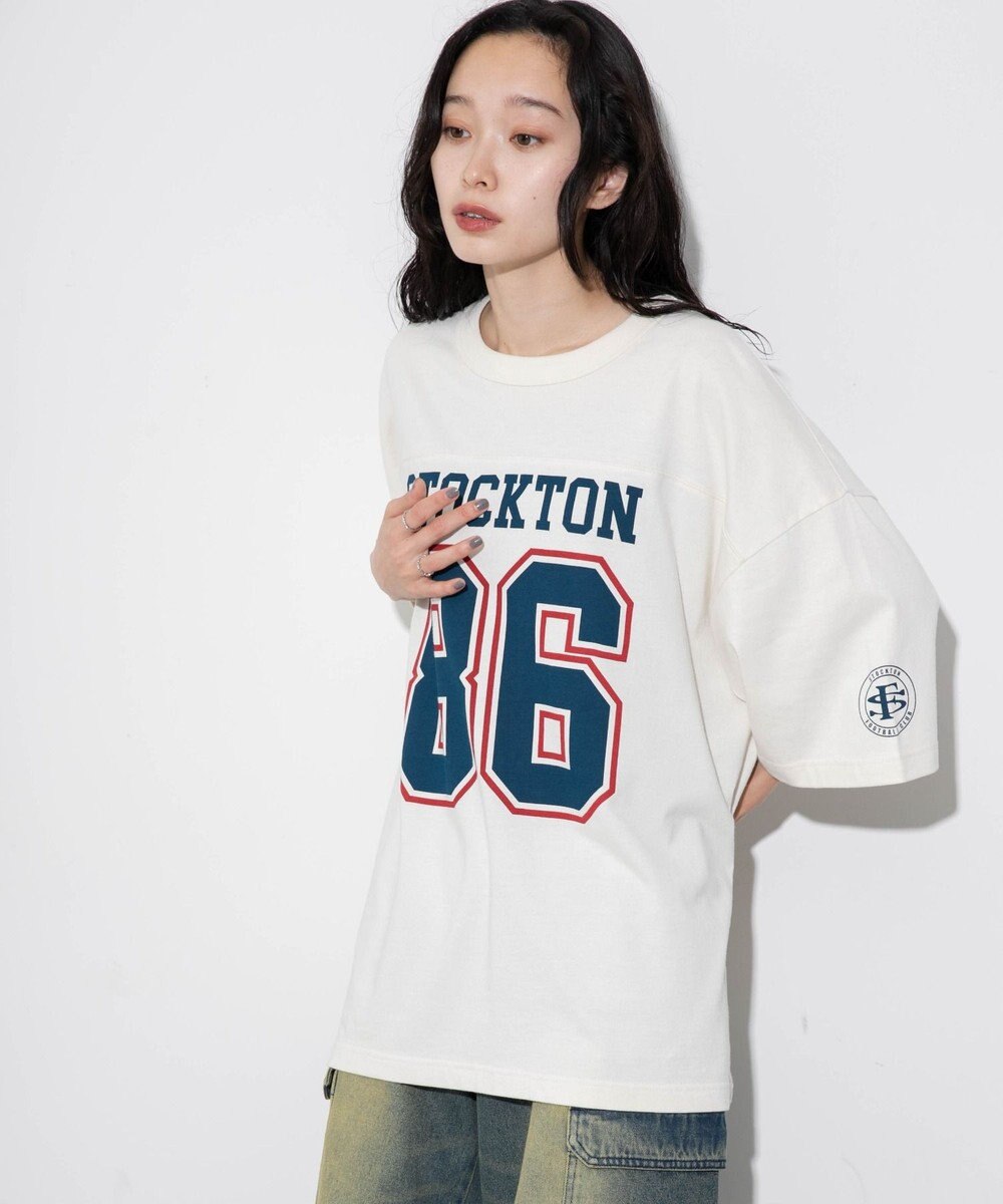 WEGO 【ユニセックス着用ITEM/手洗い可/MLサイズ】フットボールBIG　T（S） 