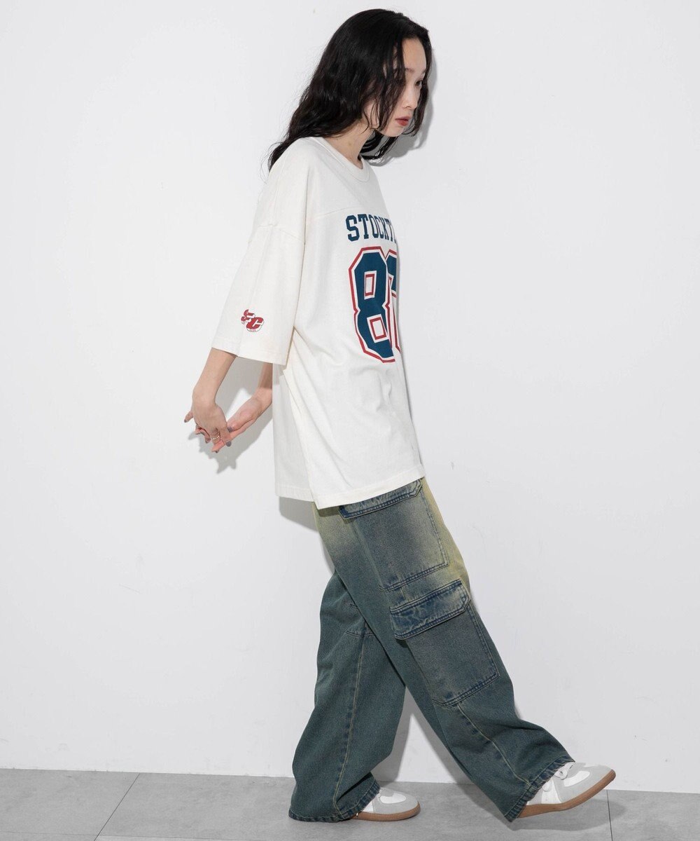 WEGO 【ユニセックス着用ITEM/手洗い可/MLサイズ】フットボールBIG　T（S） 