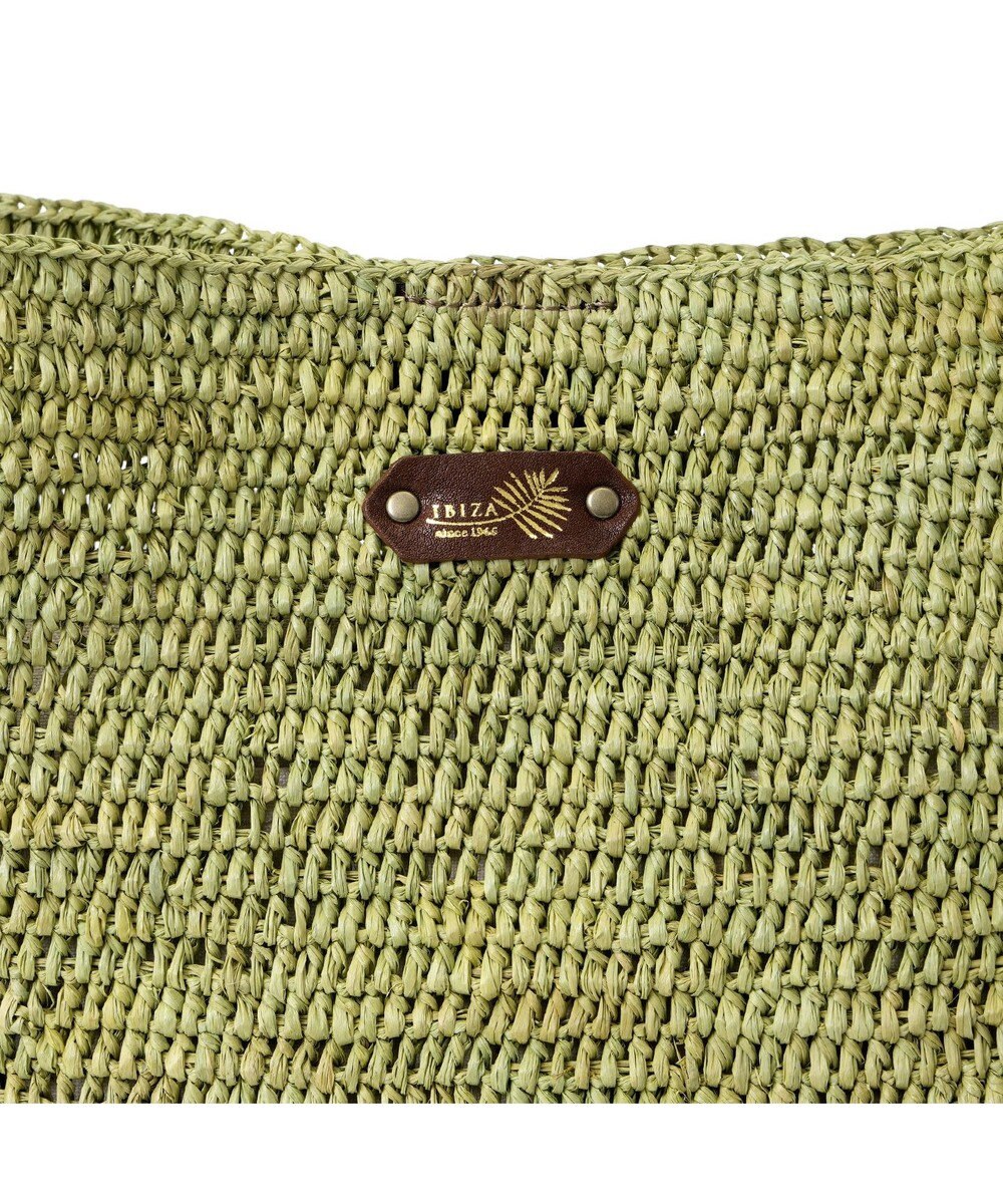 IBIZA ラフィア　ショルダーバッグ（草木染め） 