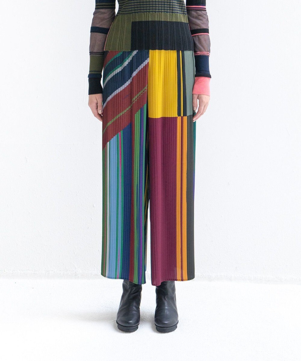 COQ DIALOGUE 前後2WAYプリーツパンツ 