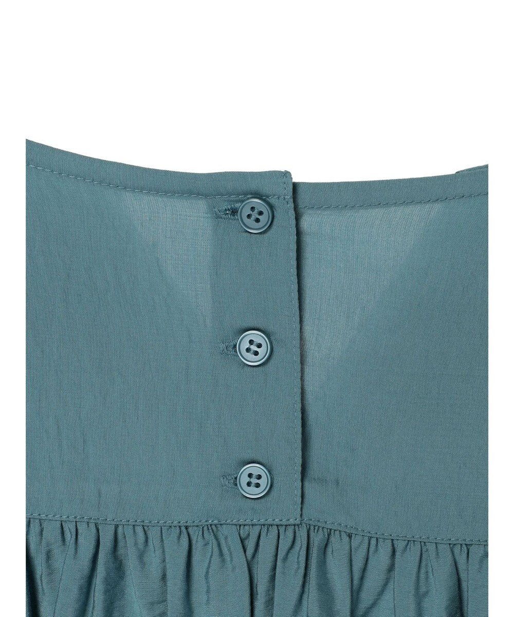 AMERICAN HOLIC 接触冷感スキッパーバックギャザーブラウス 